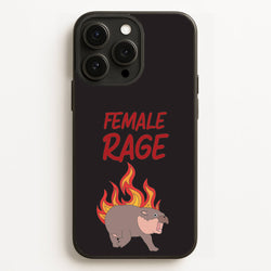 Female Rage  - Moo Deng Phone Case for iPhone 16 Pro Max