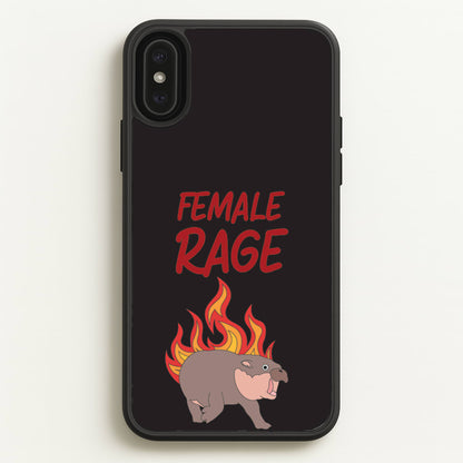 Female Rage  - Moo Deng Phone Case for iPhone XS Max
