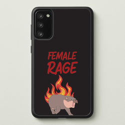 Female Rage  - Moo Deng Phone Case for Galaxy A41