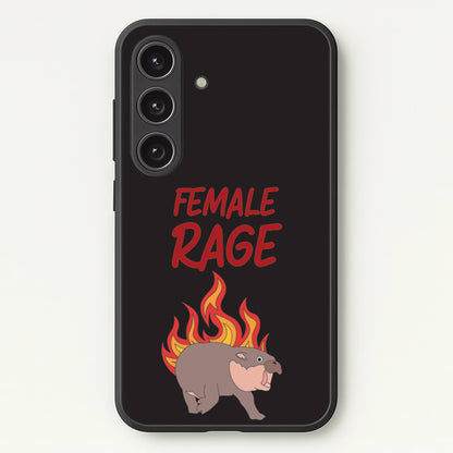 Female Rage  - Moo Deng Phone Case for Galaxy S24 Plus