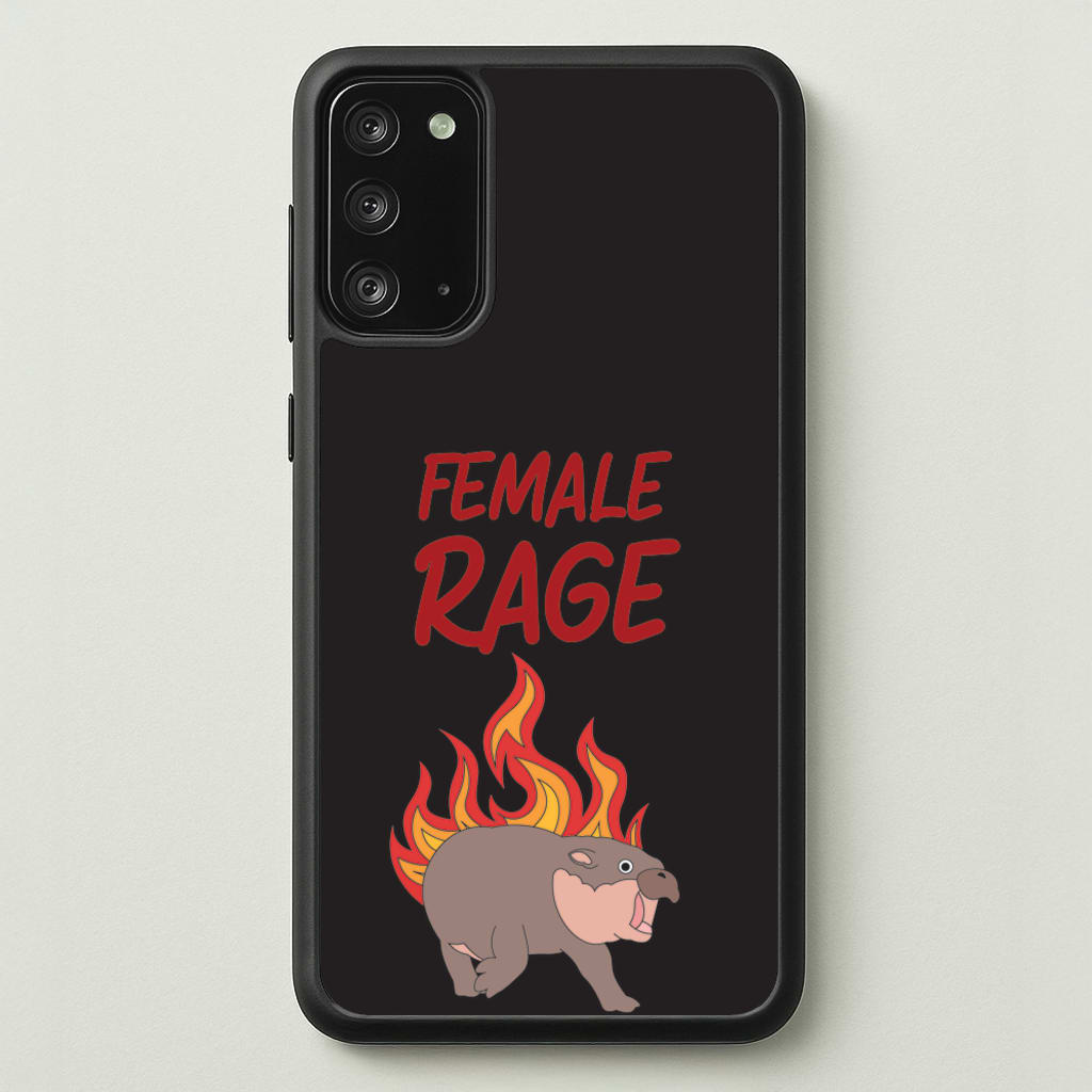 Female Rage  - Moo Deng Phone Case for Galaxy Note 20