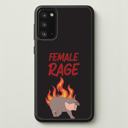 Female Rage  - Moo Deng Phone Case for Galaxy Note 20