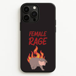 Female Rage  - Moo Deng Phone Case for iPhone 13 Pro Max