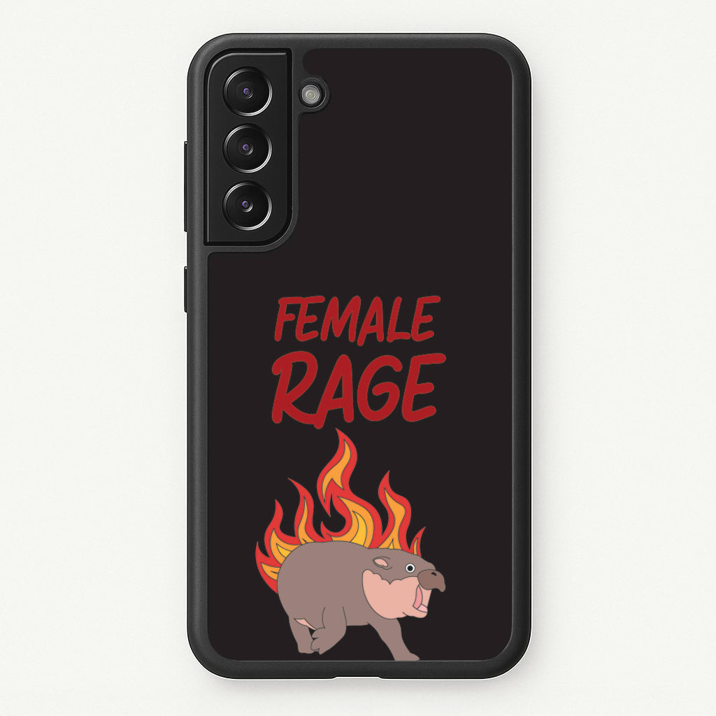 Female Rage  - Moo Deng Phone Case for Galaxy S21