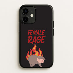 Female Rage  - Moo Deng Phone Case for iPhone 12 / 12 Pro