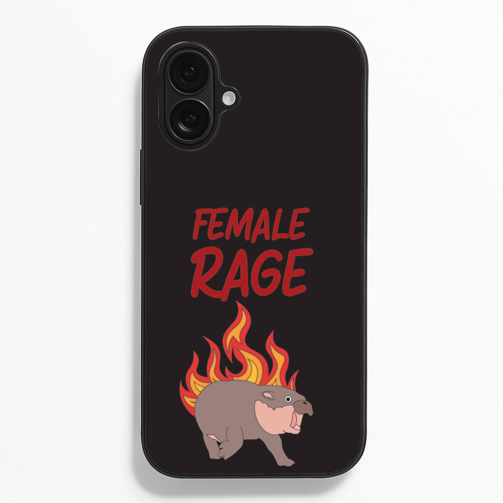 Female Rage  - Moo Deng Phone Case for iPhone 16 Plus
