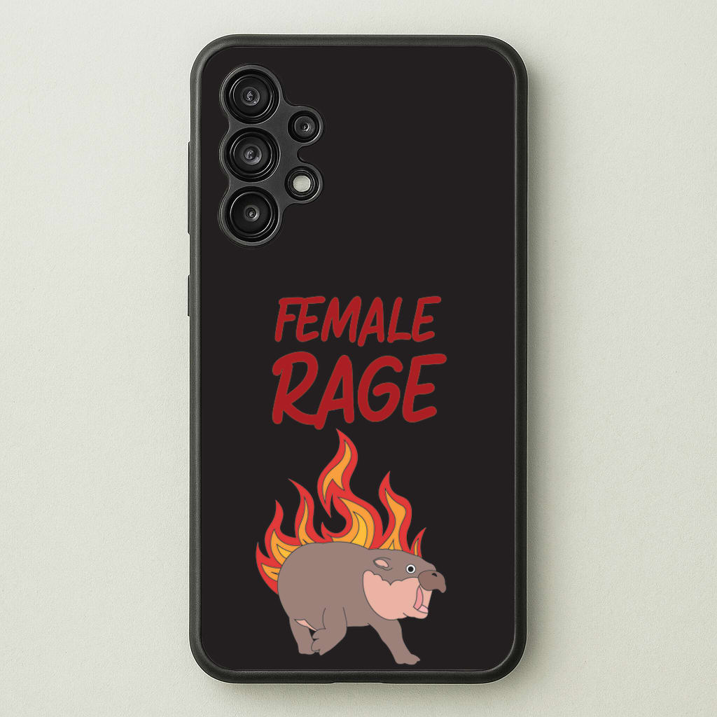 Female Rage  - Moo Deng Phone Case for Galaxy A13