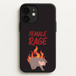 Female Rage  - Moo Deng Phone Case for iPhone 11