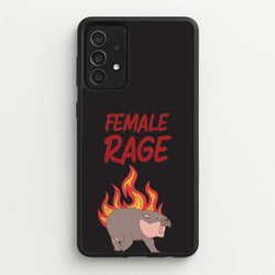 Female Rage  - Moo Deng Phone Case for Galaxy A52 / A52s