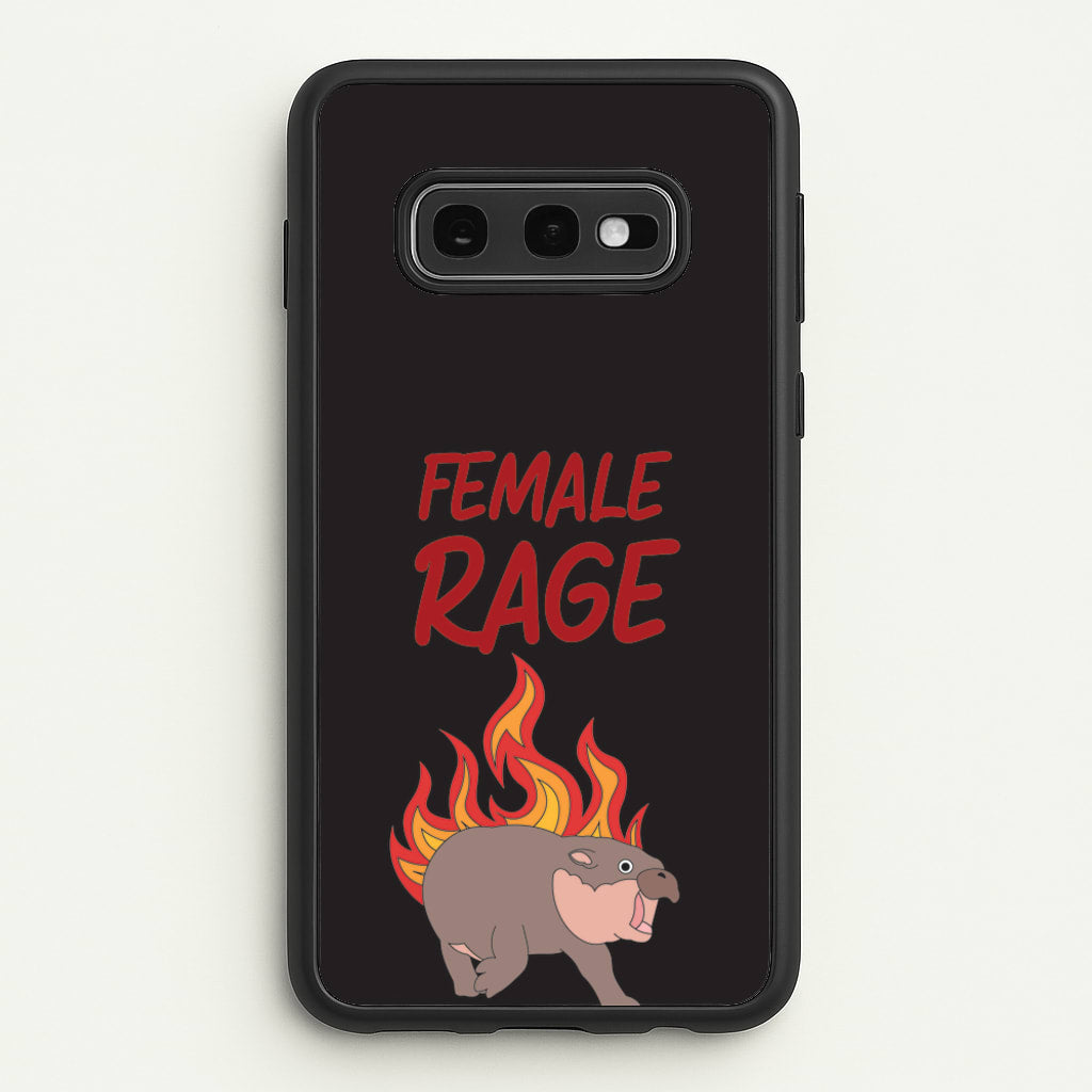 Female Rage  - Moo Deng Phone Case for Galaxy S10e