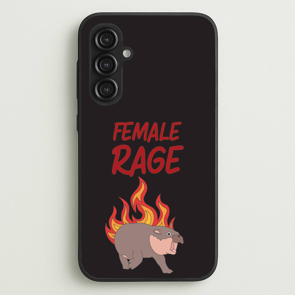 Female Rage  - Moo Deng Phone Case for Galaxy S23FE