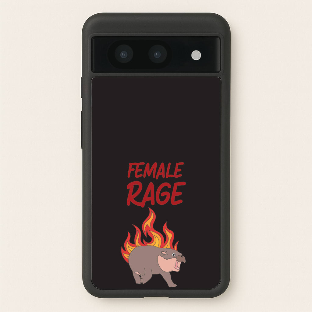Female Rage  - Moo Deng Phone Case for Google Pixel 8a