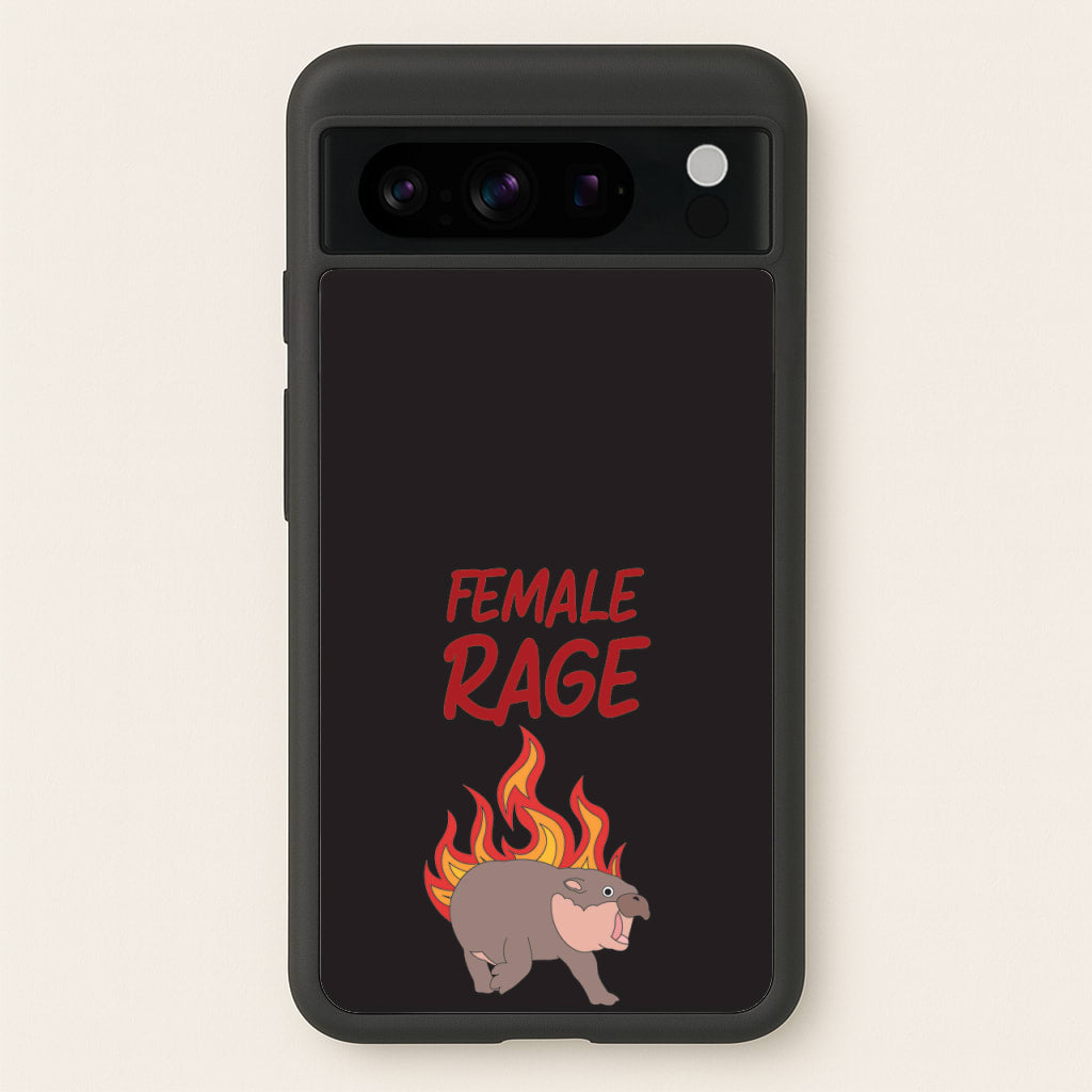 Female Rage  - Moo Deng Phone Case for Google Pixel 8 Pro