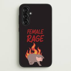 Female Rage  - Moo Deng Phone Case for Galaxy A16