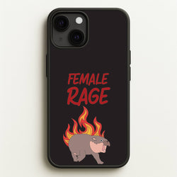 Female Rage  - Moo Deng Phone Case for iPhone 13 Mini