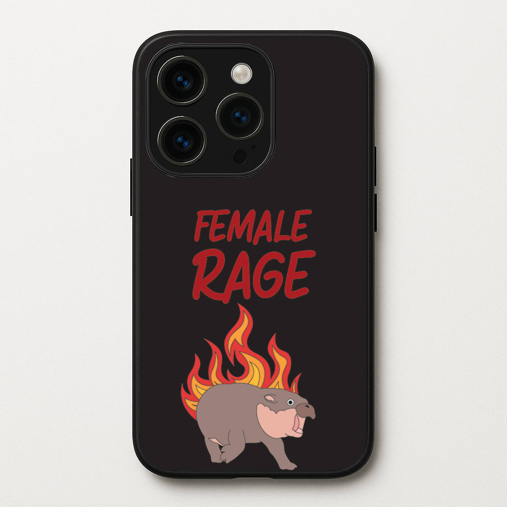 Female Rage  - Moo Deng Phone Case for iPhone 15 Pro
