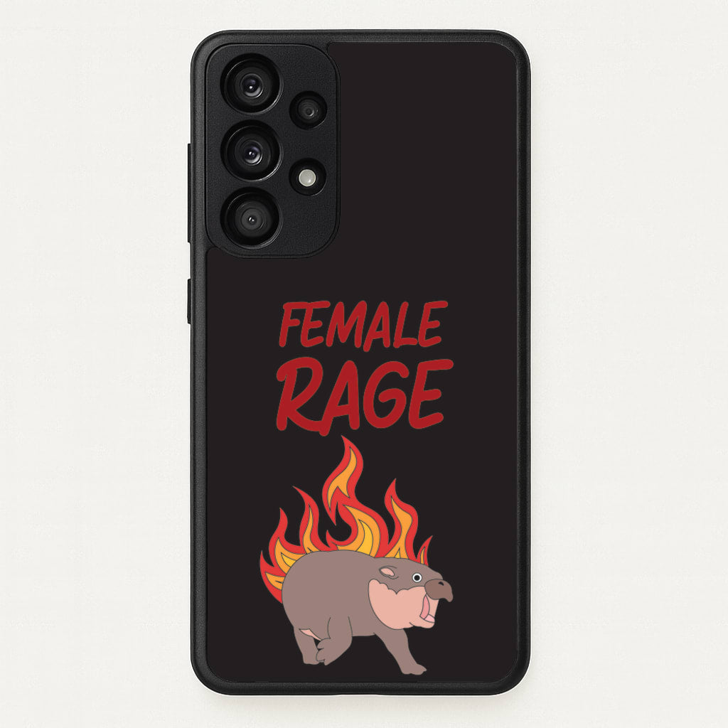 Female Rage  - Moo Deng Phone Case for Galaxy A53