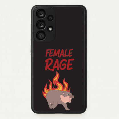 Female Rage  - Moo Deng Phone Case for Galaxy A53