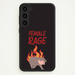 Female Rage  - Moo Deng Phone Case for Galaxy S23