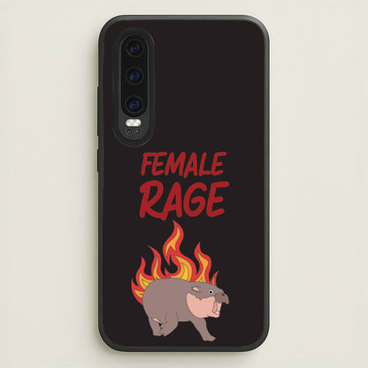Female Rage  - Moo Deng Phone Case for Huawei P30