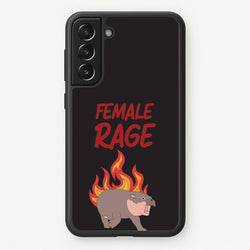 Female Rage  - Moo Deng Phone Case for Galaxy S21FE