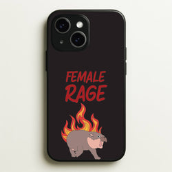 Female Rage  - Moo Deng Phone Case for iPhone 14
