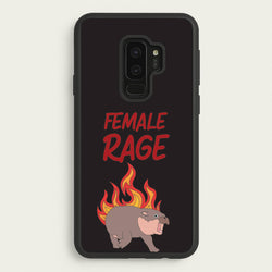 Female Rage  - Moo Deng Phone Case for Galaxy S9 Plus