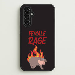 Female Rage  - Moo Deng Phone Case for Galaxy A14