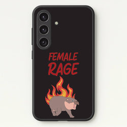 Female Rage  - Moo Deng Phone Case for Galaxy S25 Plus