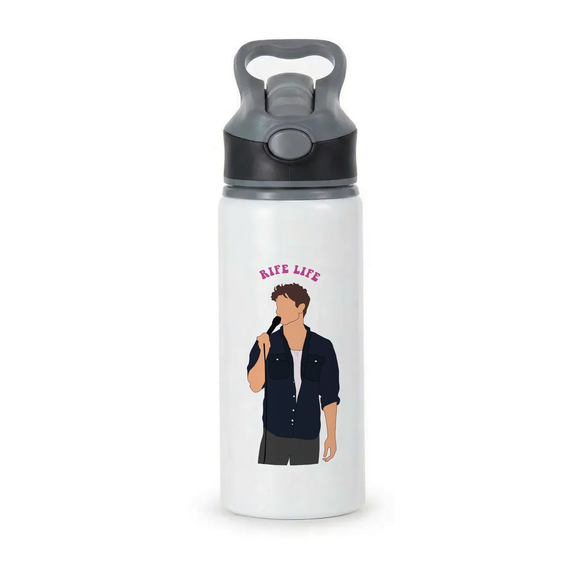 Rife Life Active Water Bottle - Black