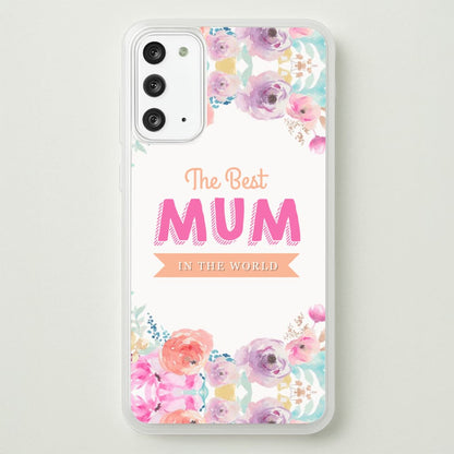 Best Mum In The World  - Christmas Phone Case for Galaxy Note 20