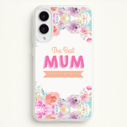 Best Mum In The World  - Christmas Phone Case for Galaxy S25 Edge
