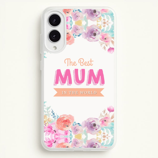 Best Mum In The World  - Christmas Phone Case for Galaxy S25 Edge
