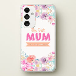 Best Mum In The World  - Christmas Phone Case for Galaxy A55