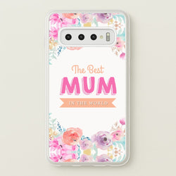 Best Mum In The World  - Christmas Phone Case for Galaxy S10 Plus