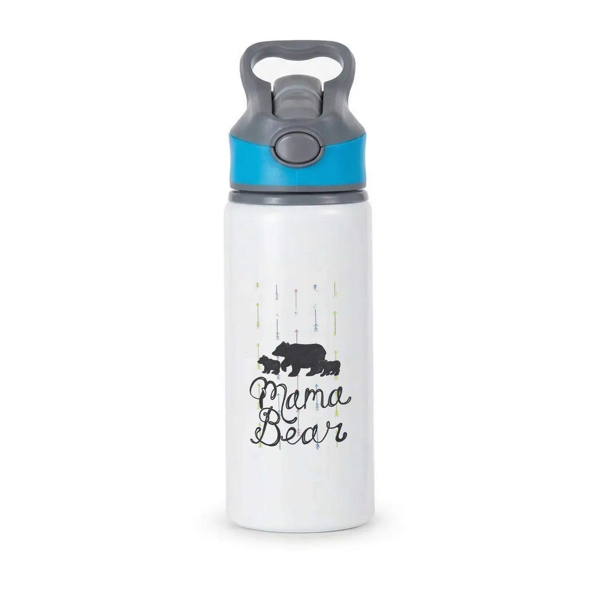 Mama Bear Active Water Bottle - Blue