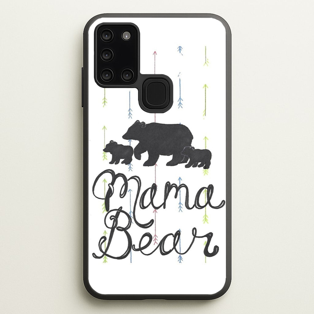 Mama Bear  -  Phone Case for Galaxy A21s