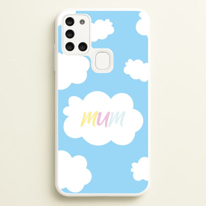Clouds - Mothers Day  - Mother's Day Phone Case for Galaxy A21s