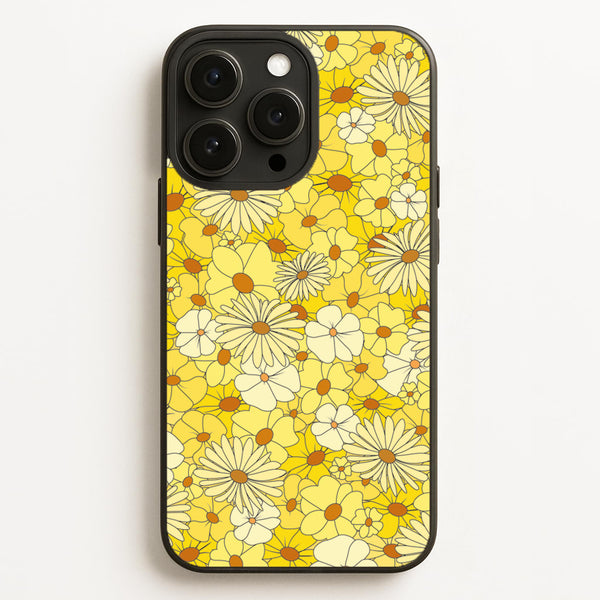 Yellow Flower Pattern - Mothers Day  - Mother's Day Phone Case for iPhone 16 Pro Max