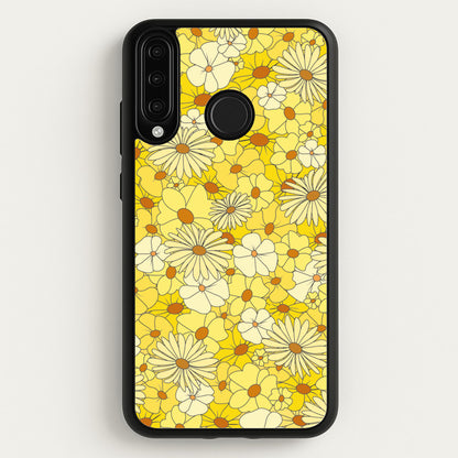 Yellow Flower Pattern - Mothers Day  - Mother's Day Phone Case for Huawei P30 Lite
