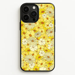 Yellow Flower Pattern - Mothers Day  - Mother's Day Phone Case for iPhone 13 Pro Max