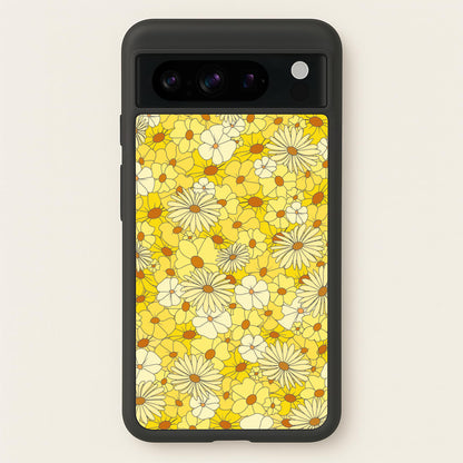 Yellow Flower Pattern - Mothers Day  - Mother's Day Phone Case for Google Pixel 8 Pro