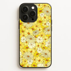 Yellow Flower Pattern - Mothers Day  - Mother's Day Phone Case for iPhone 12 Pro Max