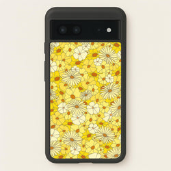 Yellow Flower Pattern - Mothers Day  - Mother's Day Phone Case for Google Pixel 7