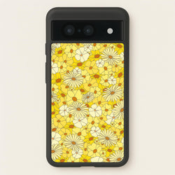 Yellow Flower Pattern - Mothers Day  - Mother's Day Phone Case for Google Pixel 8