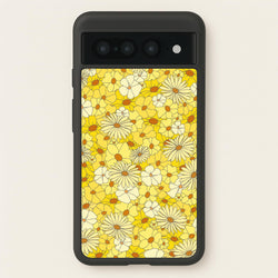 Yellow Flower Pattern - Mothers Day  - Mother's Day Phone Case for Google Pixel 7 Pro