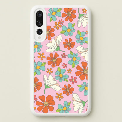 Pink Flower Pattern - Mothers Day  - Mother's Day Phone Case for Huawei P20 Pro