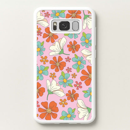 Pink Flower Pattern - Mothers Day  - Mother's Day Phone Case for Galaxy S8 Plus