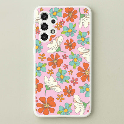 Pink Flower Pattern - Mothers Day  - Mother's Day Phone Case for Galaxy A13