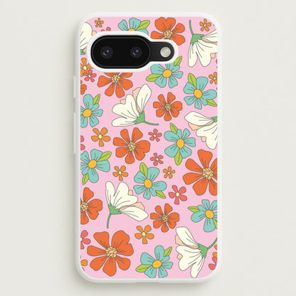 Pink Flower Pattern - Mothers Day  - Mother's Day Phone Case for Google Pixel 9a